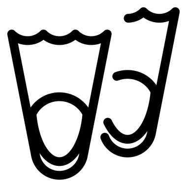 Palet çizgisi simge vektör çizimi beyaz arkaplan üzerinde izole