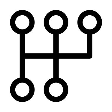 vites kutusu çizgi simgesi çizimi beyaz arkaplanda izole edildi