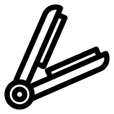 Kurutma çizgisi simgesi çizimi beyaz arkaplanda izole edildi