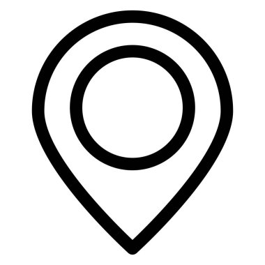 gps satır simgesi vektör çizimi beyaz arkaplanda izole edildi