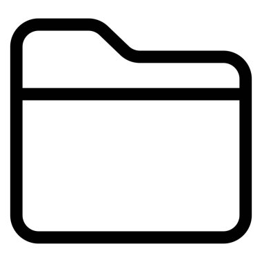 Dizin satırı simgesi çizimi beyaz arkaplanda izole edildi