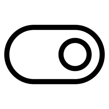 beyaz arkaplanda izole edilmiş satır simgesi vektör illüstrasyonu