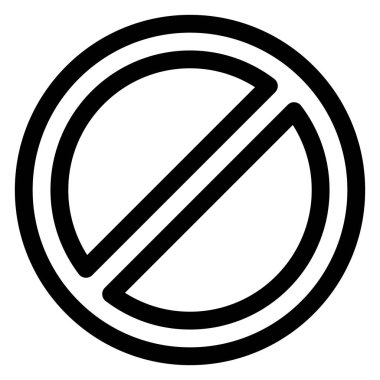 Beyaz arkaplanda izole edilmiş çizgi simgesi vektör resimlerini sil