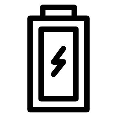 Beyaz arkaplanda yük çizgisi simgesi çizimi izole edildi