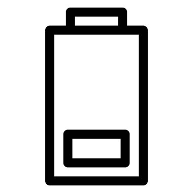 boş satır simgesi vektör çizimi beyaz arkaplanda izole edildi