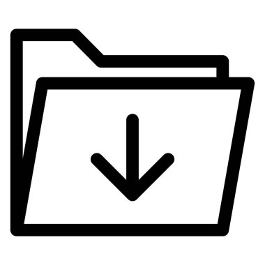 Dizin satırı simgesi çizimi beyaz arkaplanda izole edildi