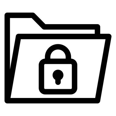 asma kilit çizgisi simgesi çizimi beyaz arkaplanda izole edildi