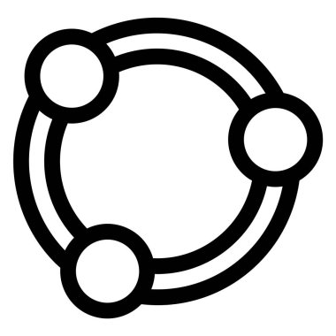 paylaşım çizgisi simgesi çizimi beyaz arkaplanda izole edildi