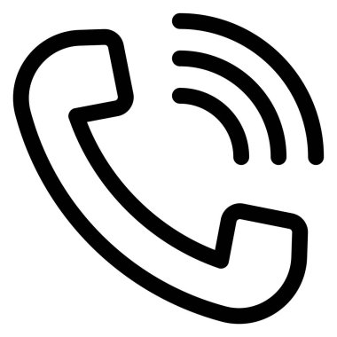 Beyaz arkaplanda izole edilmiş hat simgesi çizimi