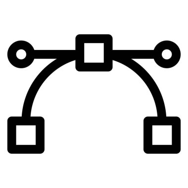 beyaz arkaplanda ayrık çizgi ikon vektör çizimi