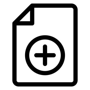 dosya satırı simgesi çizimi beyaz arkaplanda izole edildi