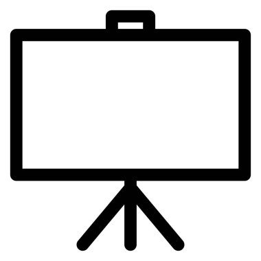 Resim çizgisi simgesi çizimi beyaz arkaplanda izole edildi