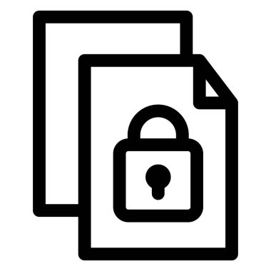 belge satırı simgesi çizimi beyaz arkaplanda izole edildi