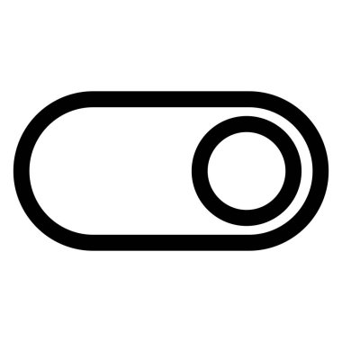 beyaz arkaplanda izole edilmiş satır simgesi vektör illüstrasyonu