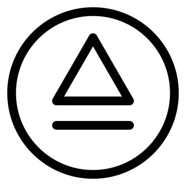 Beyaz arkaplanda izole edilmiş çizgi ikon vektör illüstrasyonu