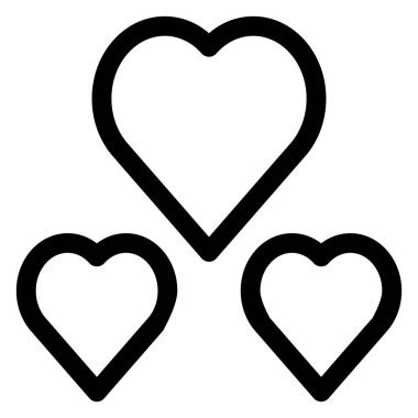 kalp çizgisi simgesi çizimi beyaz arkaplanda izole edildi