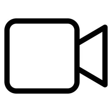 Beyaz arkaplanda izole edilmiş görüntü çizgisi simgesi