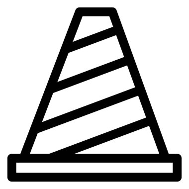 Beyaz arkaplanda trafik çizgisi simgesi çizimi izole edildi