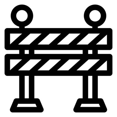 Beyaz arkaplanda izole edilmiş yapı çizgisi ikonu vektör illüstrasyonu