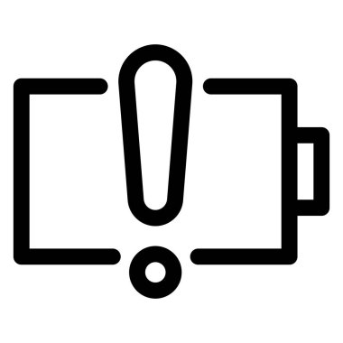 pil çizgisi çizimi beyaz arkaplanda izole edildi