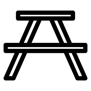 tablo çizgisi simgesi çizimi beyaz arkaplanda izole edildi