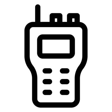 telsiz hattı simge vektör çizimi beyaz arkaplan üzerinde izole