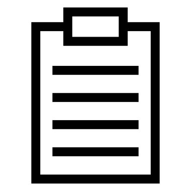 Pano satır simgesi vektör çizimi beyaz arkaplanda izole edildi