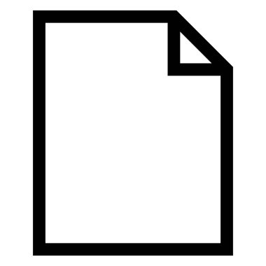 dosya satırı simgesi çizimi beyaz arkaplanda izole edildi