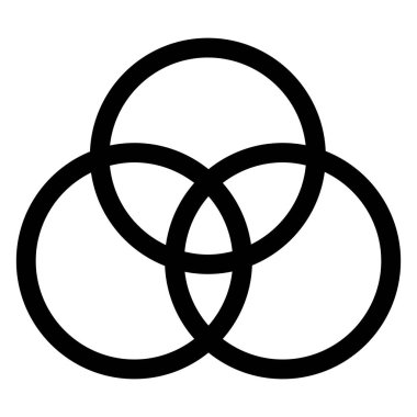 simge çizgisi çizimi beyaz arkaplanda izole edildi