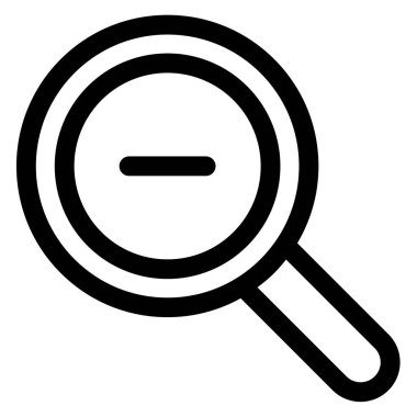 Arama çizgisi simgesi çizimi beyaz arkaplanda izole edildi