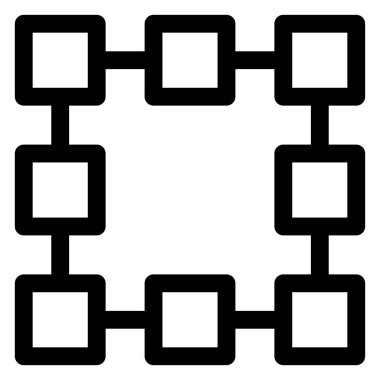 Beyaz arkaplanda izole edilmiş çizgi ikon vektör resimlemesini dönüştür