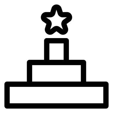 Beyaz arkaplanda izole edilmiş çizgi ikon vektör illüstrasyonu