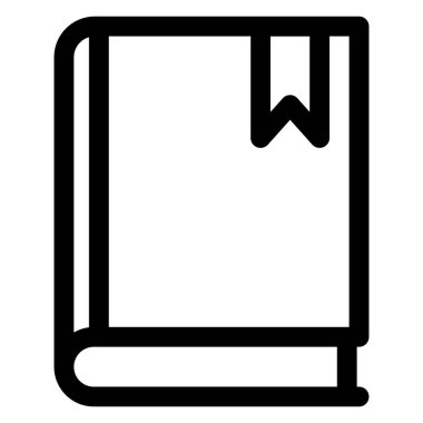 ders kitabı satır simgesi vektör çizimi beyaz arkaplanda izole edildi