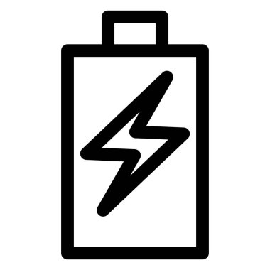 pil çizgisi çizimi beyaz arkaplanda izole edildi