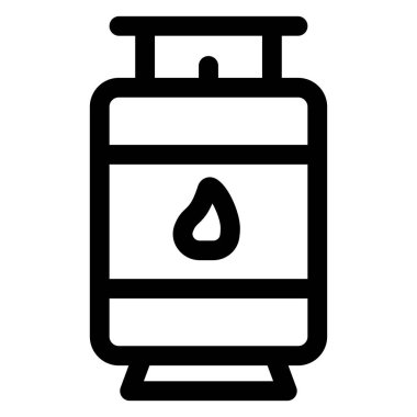 gaz hattı ikon vektör çizimi beyaz arkaplanda izole edildi