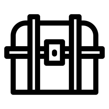 Hazine hattı simgesi vektör çizimi beyaz arkaplanda izole edildi