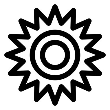 Çizgi simgesi çizimi beyaz arkaplanda izole edildi