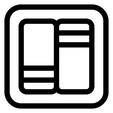 beyaz arkaplanda izole edilmiş ışık çizgisi ikonu vektör çizimi