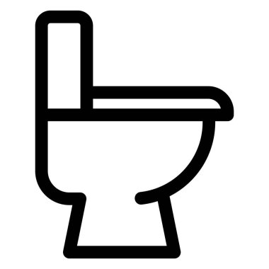 Su dolabı çizgisi simgesi çizimi beyaz arkaplanda izole edildi