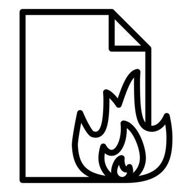 dosya satırı simgesi çizimi beyaz arkaplanda izole edildi