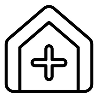 Beyaz arkaplanda izole edilmiş çizgi simgesi vektörü illüstrasyonu ekle