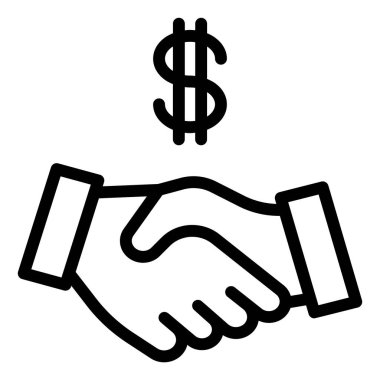 takım çalışması çizgisi simgesi çizimi beyaz arkaplanda izole edildi