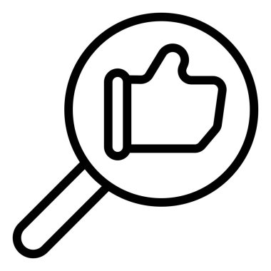 Beyaz arkaplanda izole edilmiş geribildirim çizgisi simgesi vektör çizimi