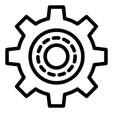 Çizgi simgesi çizimi beyaz arkaplanda izole edildi