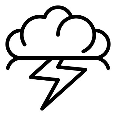 Beyin fırtınası çizgisi simgesi çizimi beyaz arkaplanda izole edildi