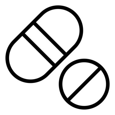 haplar çizgisi simgesi çizimi beyaz arkaplanda izole edildi