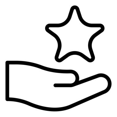 ödül çizgisi simgesi çizimi beyaz arkaplanda izole edildi