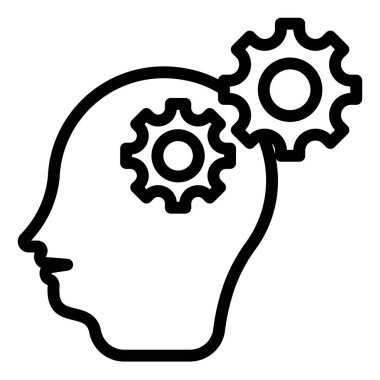 başlık çizgisi simgesi çizimi beyaz arkaplanda izole edildi