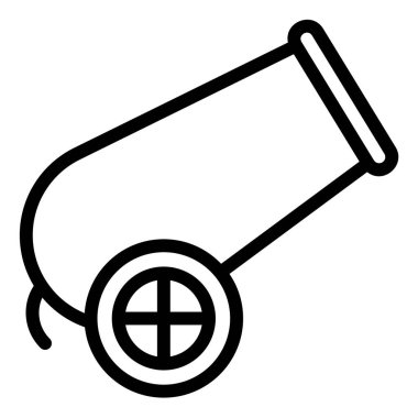 Top çizgisi simgesi çizimi beyaz arkaplanda izole edildi