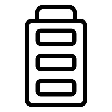 pil çizgisi çizimi beyaz arkaplanda izole edildi